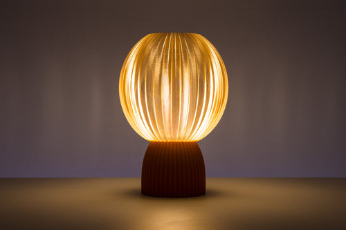 Lampada Zucca accesa